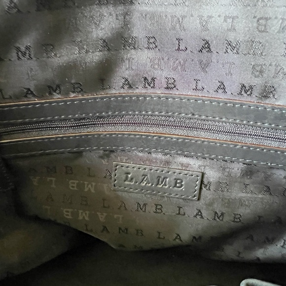 L.A.M.B. By Gwen Stefani Hemingford Satchel Black Vintage - Picture 7 of 16